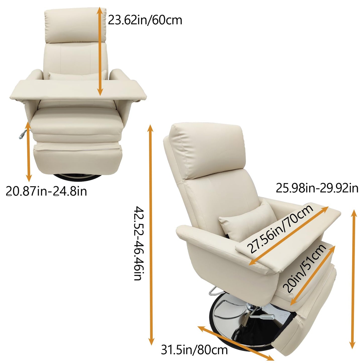 TECHTONGDA Hydraulic Facial Chair Salon Spa Table, Massage Table Beauty Bed with Back Adjusted Angle 90-175 Degrees for Massage, Lash, Barber