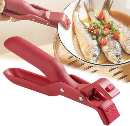 Multi-Purpose Anti-Scald Bowl Holder Clip for Kitchen, Silicone Anti-Slip Clip for Dishes, Pots, Bowls