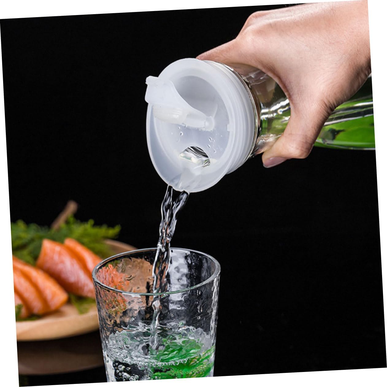 2pcs Cold Water Bottle Plastic Lid, Airtight Covers for Water Jug, Replaceable Jug Lid for Household Teapot