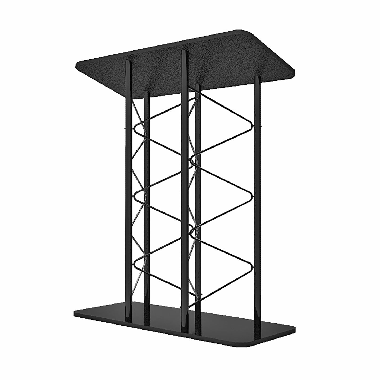 FixtureDisplays® Metal Truss Podium Double Width Modern Design 13137NEW-NPF