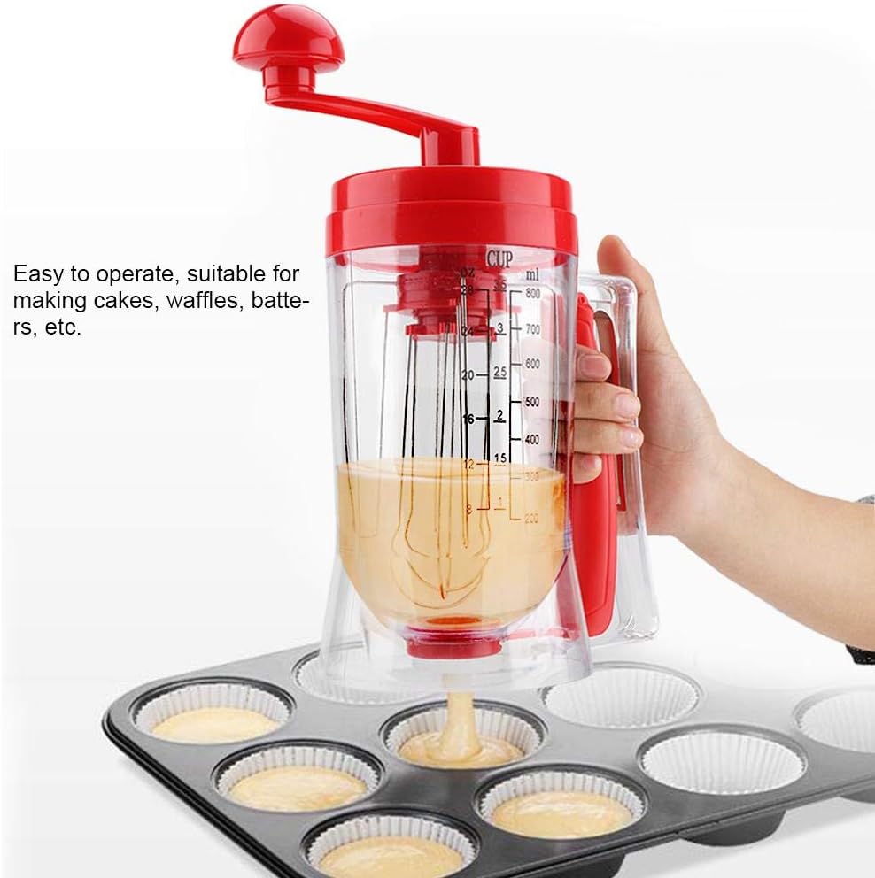 Hand-Held Manual Mixers, Kitchen Hand Mixer for Making Cakes, Waffles, and Batters