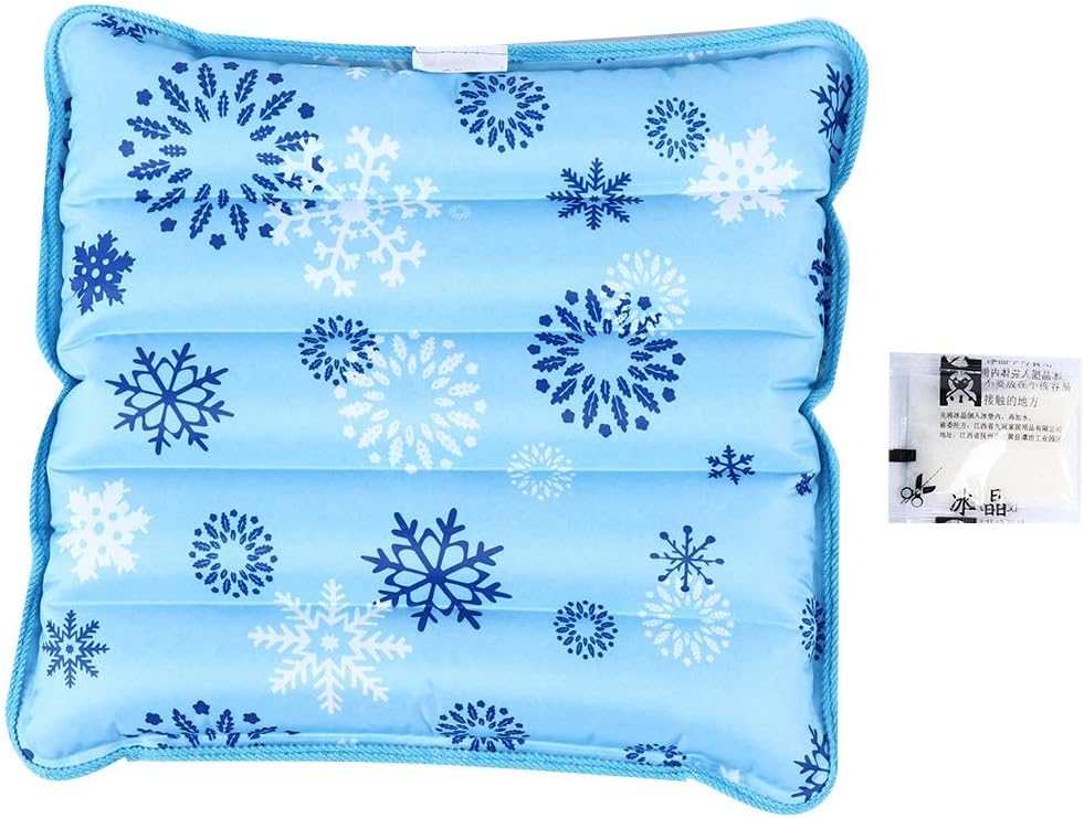 Cooling Mat, Cool Pillow Ice Pillow, Water Filling Ice Pillow Chair Pad, Multifunctional Waterproof Ice Pillow for