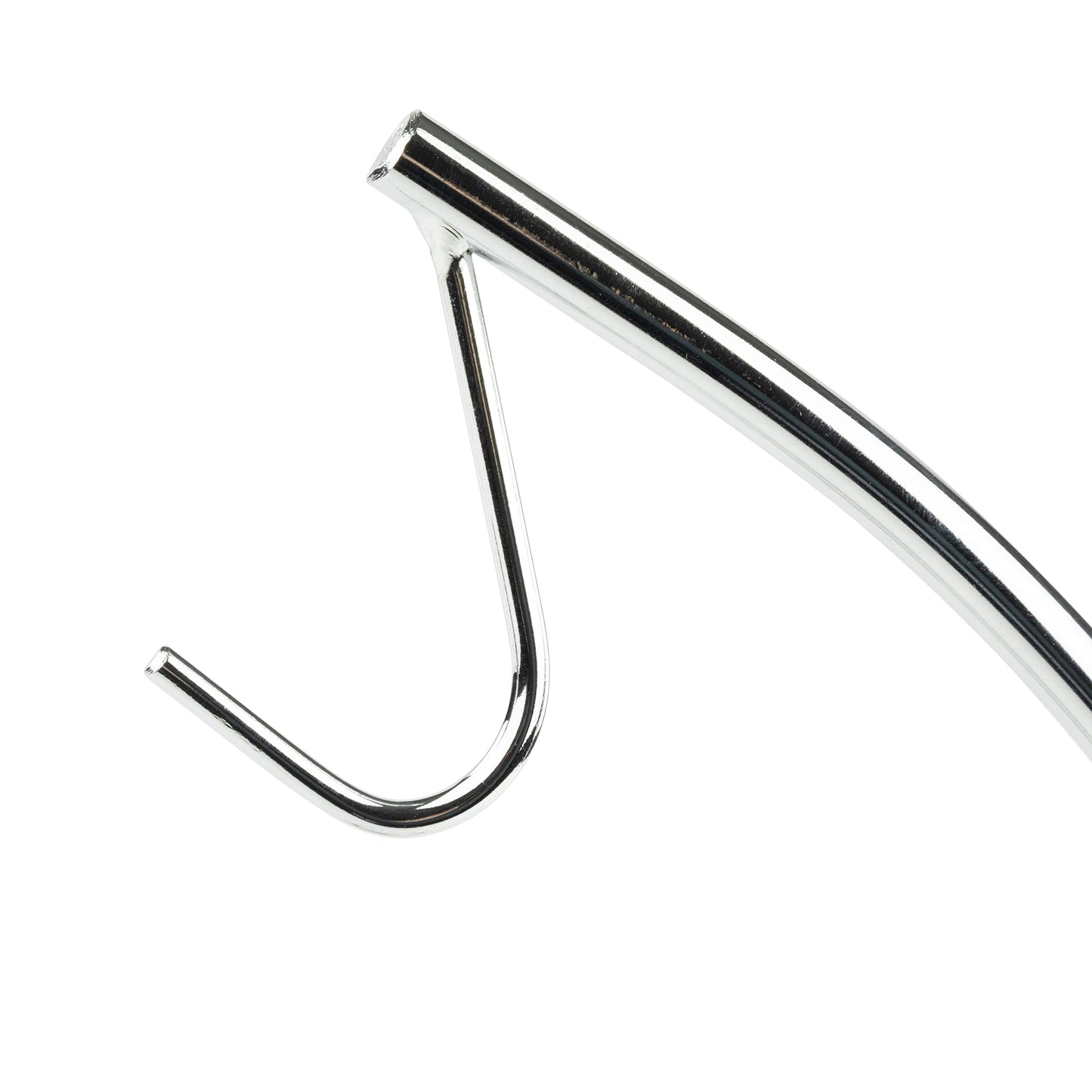 Spectrum Euro Modern Chrome Banana Hook Stand Metal Holder for Countertop Kitchen Storage Organization Steel Banana Hanger with Sturdy Base for Stable Fruit Ripening of Standard and Large Bunches