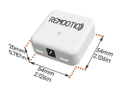 Remootio 2 WiFi and Bluetooth Smart Garage Door opener with iOS and Android App, Apple Home (HomeKit), Amazon Alexa, Google Home, SmartThings, Siri Shortcuts compatible. With sensor and power adapter.