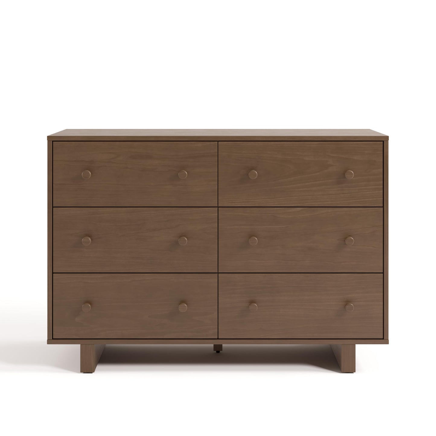 Storkcraft Texas 6 Drawer Dresser (Hazelnut) – GREENGUARD Gold Certified Baby Dresser, Interlocking Drawer System for Nursery & Kids’ Bedroom, Brown Chest for Kids Bedroom, Nursery Storage