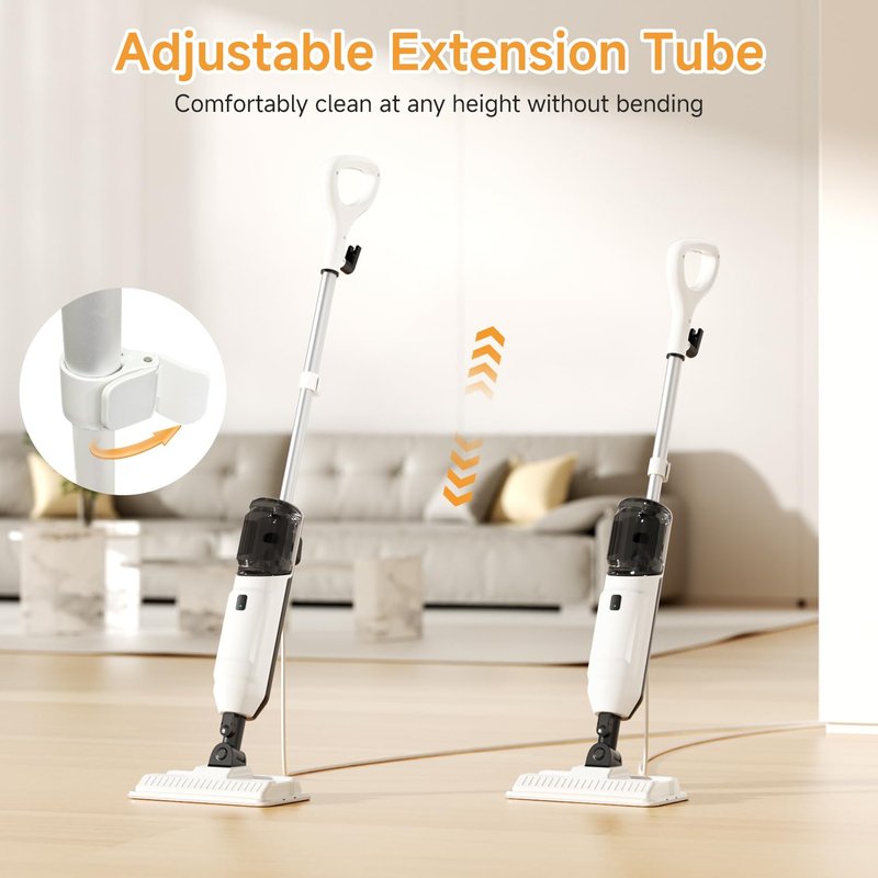 Steam Mop, Multi-Purpose Steam Cleaner for Home Steamer for Floor Cleaning, Floor Steamer Cleaner for Deep Cleaning with Handheld Steamer Mops Accessories, Pet Steam Mop Cleaner for Hardwood, Tile