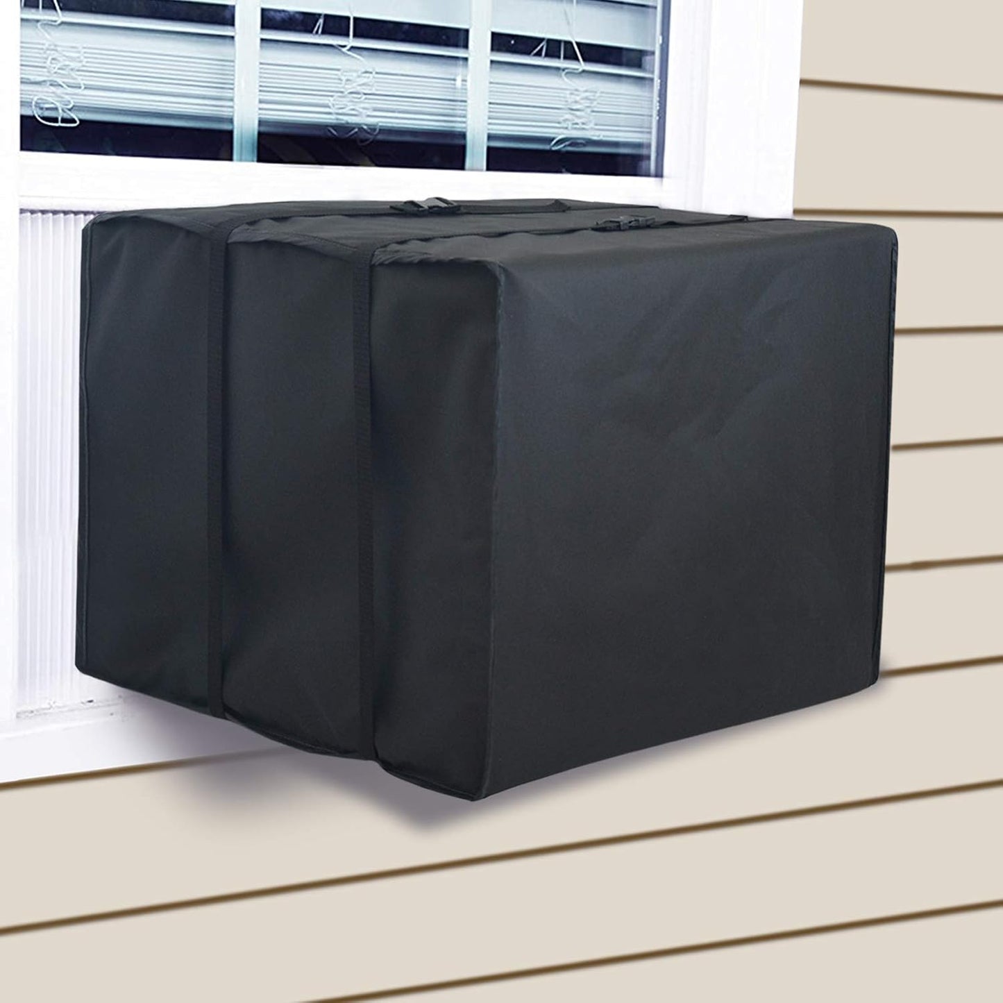 Foozet Window Air Conditioner Cover for Outside Unit, Large 27"W x 23"D x 18"H, 420D