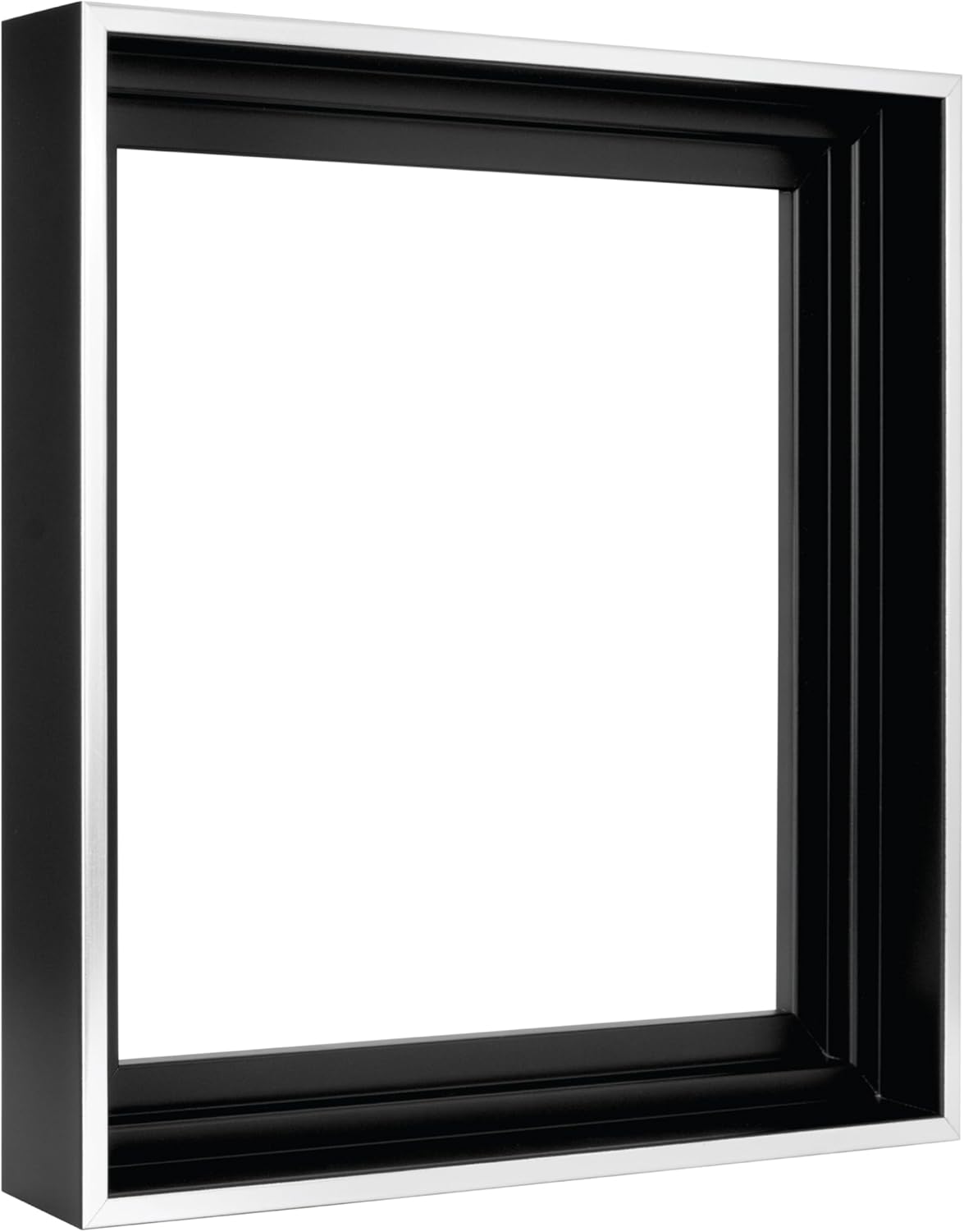 MCS Deep Floating Canvas Frame, Art Frames for Canvas Paintings, 12 x 12 Inch with Adhesive Fasteners and Hardware