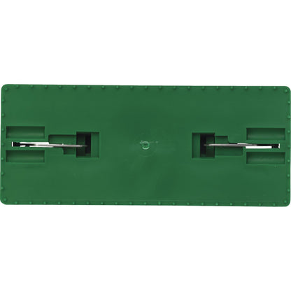 Vikan 55002 Pad Holder,Floor,9" x 3.7",PP/SS,Green