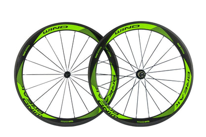 SunRise Bike Carbon Fiber Road Wheelset Clincher Wheels 50mm Depth R13 Hub Decal Bicycle Rims