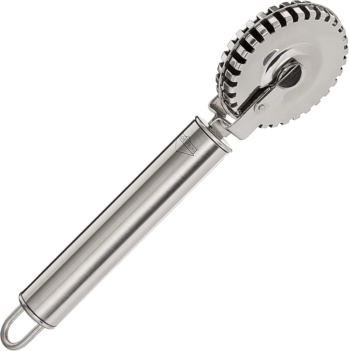 18/10 Kuechenprofi Ravioli Cutter, Stainless Steel Pastry and Pasta Cutting Wheel, Perfect for Cutting, Sealing