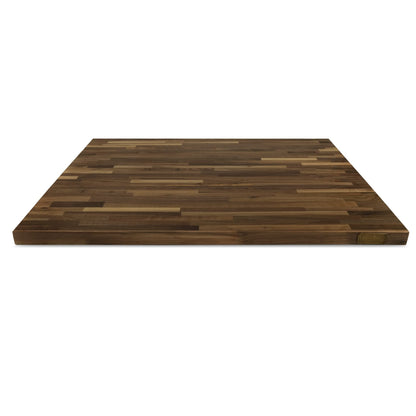 CONSDAN Butcher Block Counter Top, Walnut Solid Hardwood Countertop, Wood Slabs for Kitchen, Reversible, Both Side Polished, Prefinished with Food-safe Oil, 1.5" Thickness, 72" L x 36" W