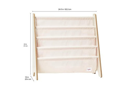 3 Sprouts Kids Book Rack - Space-Saving Bookshelf for Children's Room - Toddler Bookcase Organizer, Book Shelf Ages 3+, Lion