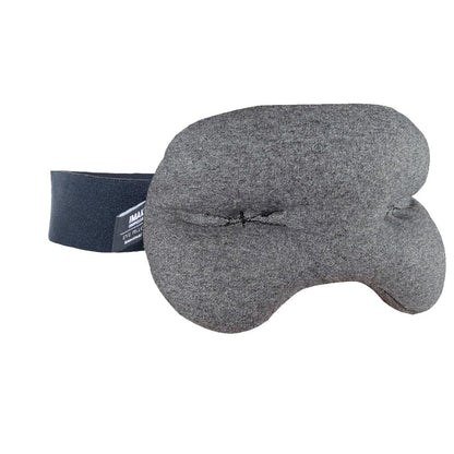 Brownmed IMAK Eye Pillow - Sleep Mask with ErgoBeads for Pain Relief - Cooling & Relaxing Sleep Aid - Black