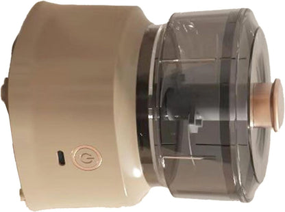 Electric Food Chopper with Multifunctional Stainless Steel Blades, Food Processor for Baby Food, Meat, Vegetables (Dark