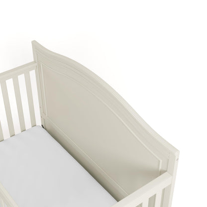 Graco Paris 4-in-1 Convertible Crib – GREENGUARD Gold Certified, Converts to Toddler Bed and Daybed, Fits Standard Full-Size Crib Mattress, Adjustable Mattress Support Base (Frosted Oat)