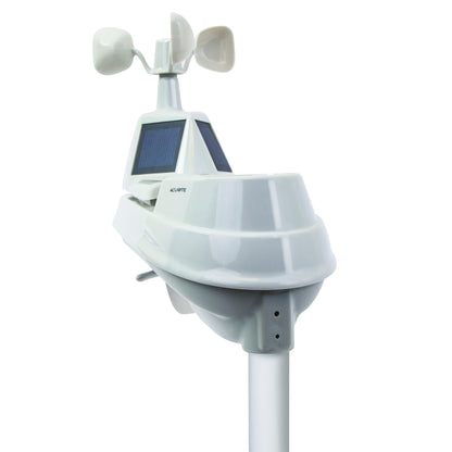 AcuRite Iris (5-in-1) Home Weather Station with Wi-Fi Connection to Weather Underground with Temperature, Humidity, Wind Speed/Direction, and Rainfall (01540M) , Black