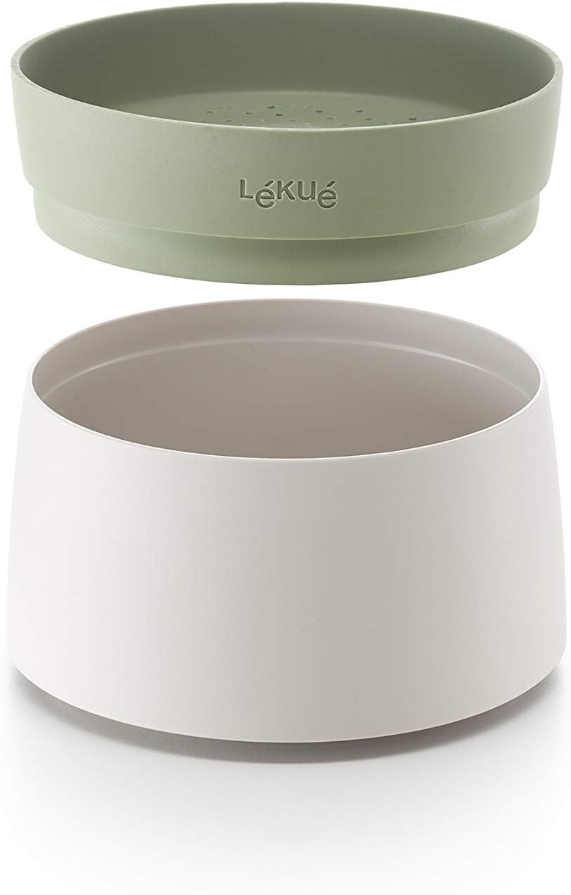 Lekue Microwave Rice, Grain & Quinoa Cooker, 1 Liter, One Size, Green