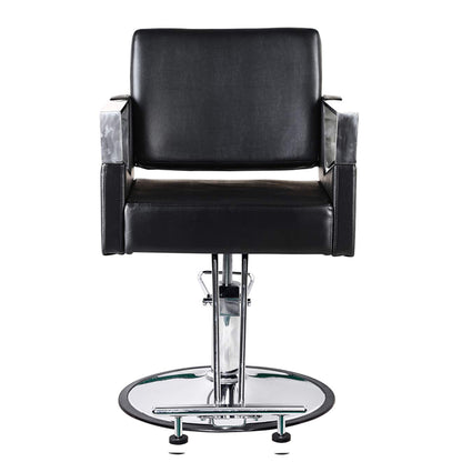 Funnylife Round Base Black Vintage Styling Shampoo Barber Chair