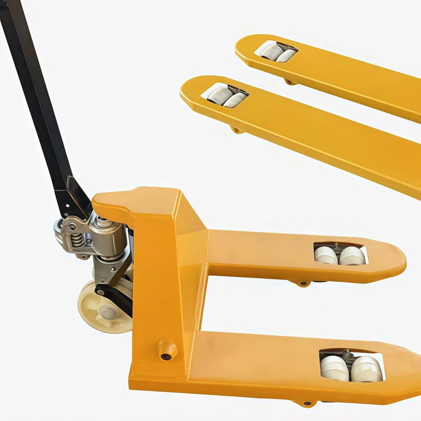 Industrial Pallet Truck Short Fork Manual Pallet Jack for Tight Space Warehouse Material Handling(Small)