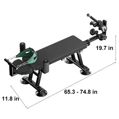 WUGCHDA Electric Alternative Inversion Table, Full Body Stretch Machine, Electric Inversion Tables for Back Pain, 440 Pound Capacity