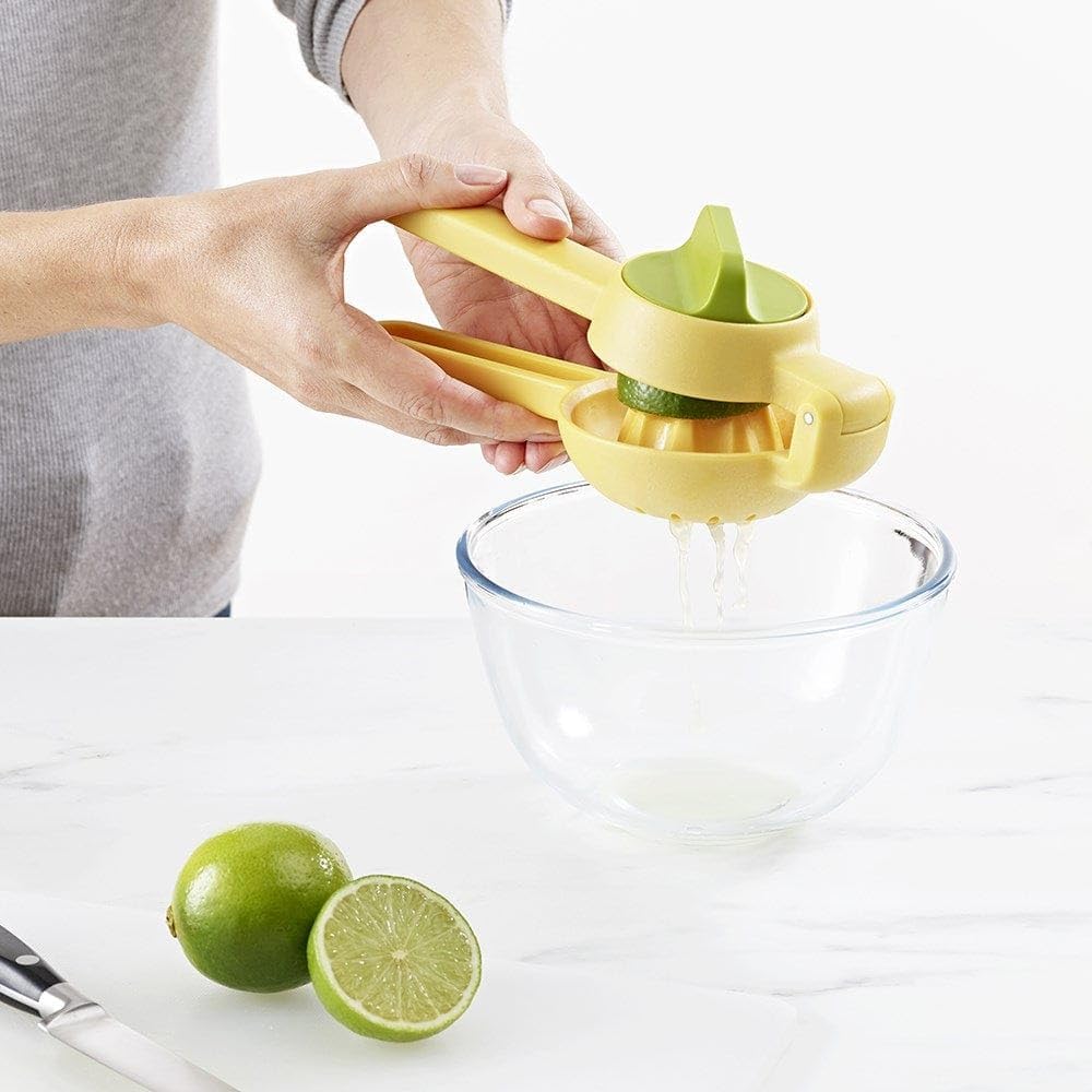 20171 Joseph Joseph JuiceMax Dual-action Citrus Press, Yellow