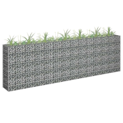 Mhdvray Large Galvanized Steel Raised Garden Bed 106.3 x 106.3 x 35.4 in, Modern Industrial Planter Box for Outdoor Vegetables & Flowers, Square Metal Box for Patio, Balcony, Yard
