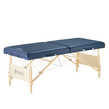 Master Massage 30" Coronado Pro Massage Table in Royal Blue with Ambient Lighting System