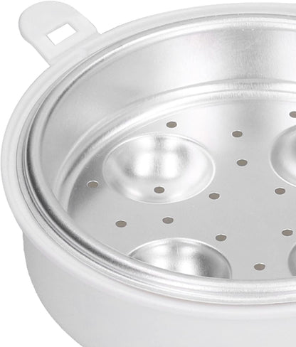 Rapid Egg Cooker, 4 Egg Capacity Electric Cooker for Hard Boiled, Poached, Scrambled Eggs for Home Kitchen