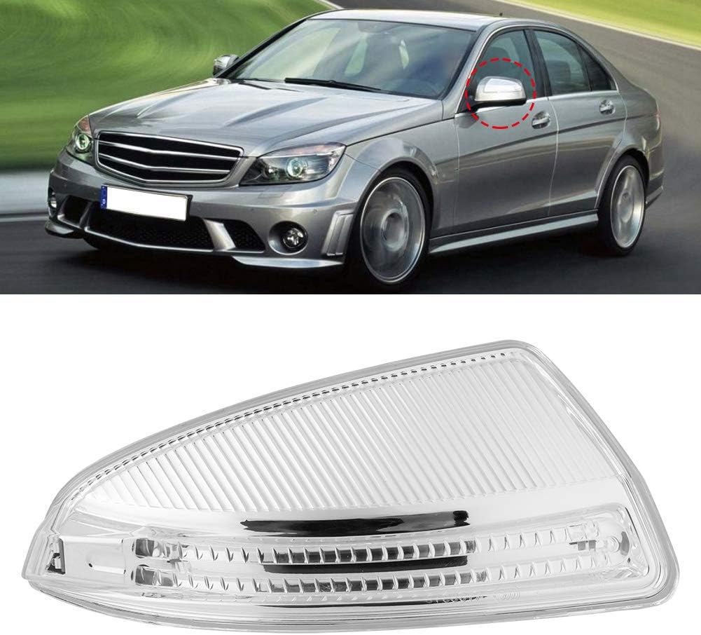 Car Mirror Turn Signal Lamp, Side Mirror Light for C-Class C250 C300 (Passenger Side)