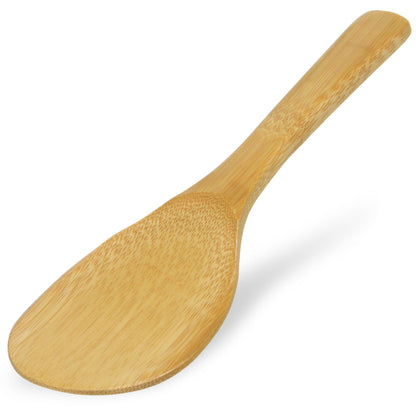 Morikuru Bamboo Rice Paddle 7.87 in (200mm), Japanese Bamboo Shamoji, Lightweight Rice Scoop, Made in Japan