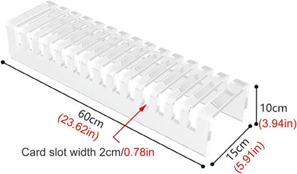 LGEOELIAS Acrylic Ceramic Tiles Organizer Holder, Small Wooden Floor Sample Holder,Sample Door Stand,Floor Tile Display Stand,Commercial Floor Tile Display Shelf for Retail Stores