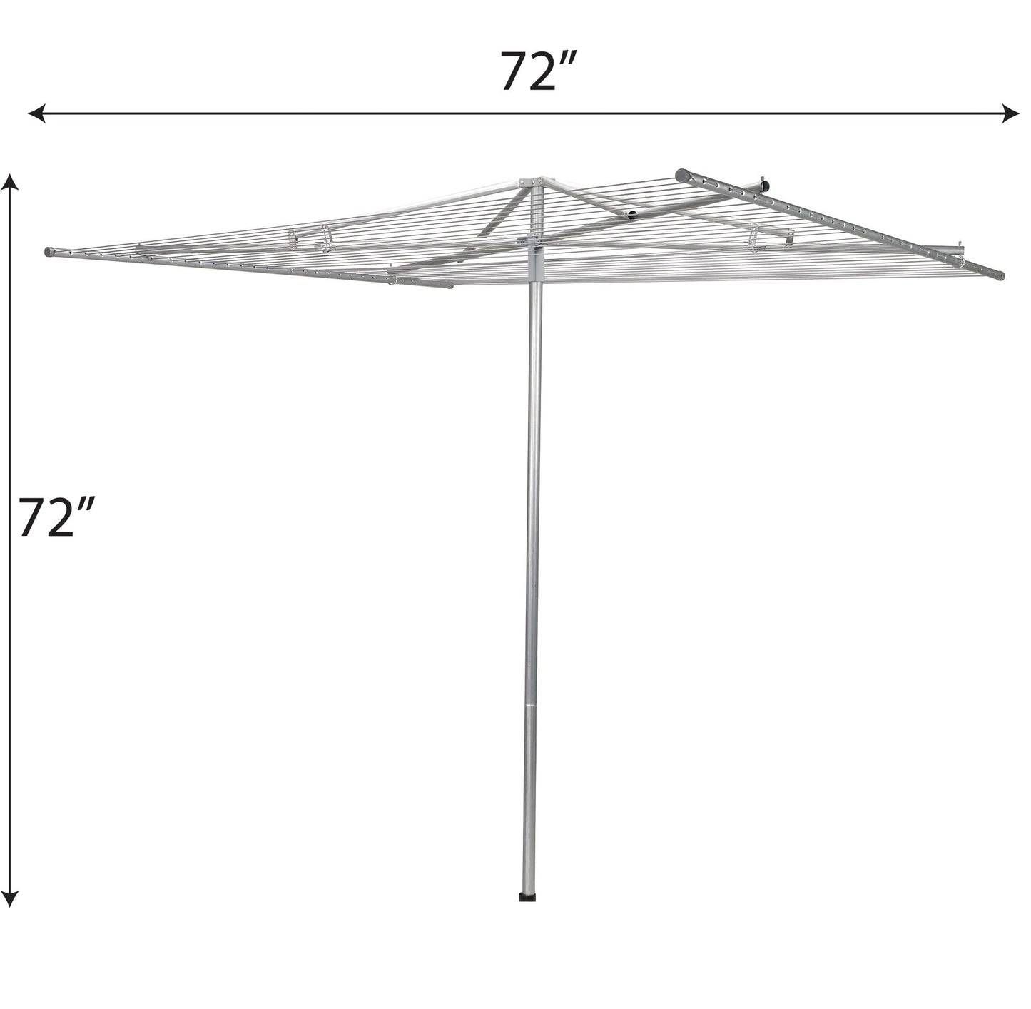 Household Essentials Parallel Clothesline Outdoor Dryer, 30 Lines with 210 Feet of Drying Space, No-Rust Steel