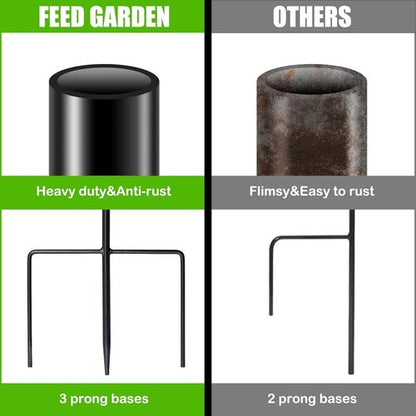 Feed Garden Adjustable 32-Inch Small Shepherd's Hooks - Perfect for Lanterns, Bird Feeders & Wedding Decor | 2 Pack