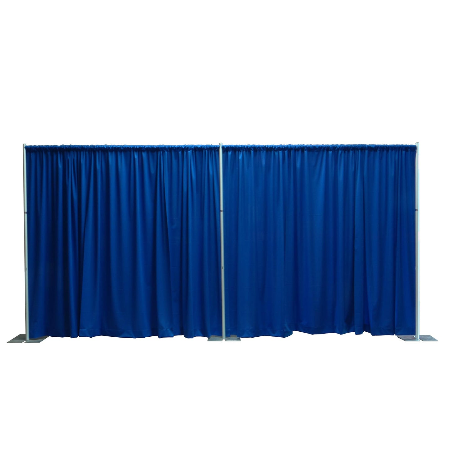 OnlineEEI Pipe & Drapes Portable Stand Kit, 8FT x 20FT Photo Backdrop Set with Portable Stand, Photography Background for Weddings, Birthday Parties, Business Events (Royal)