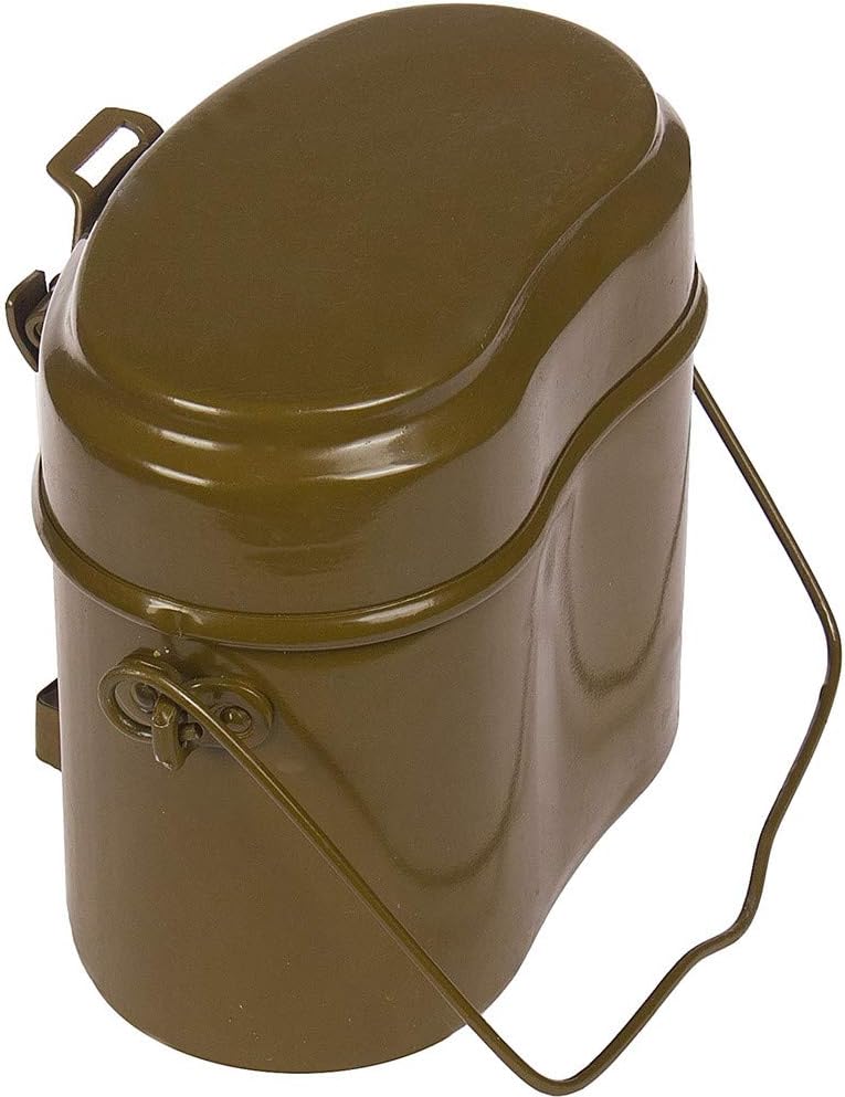 Books.And.More Original Soviet Russian Army Soldier Mess & Griddle Kit, Canteen Pot Lunch Box