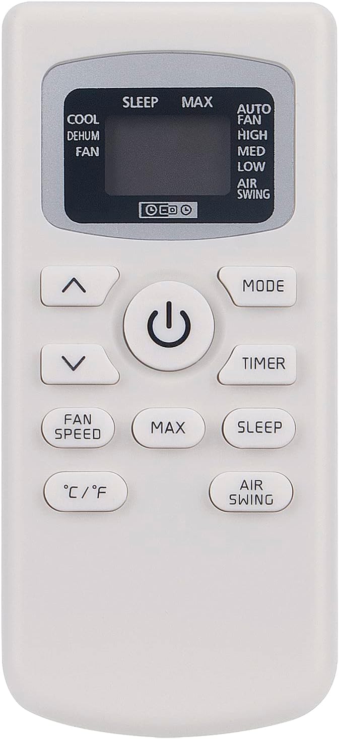 BPACT12WT Remote Control for Black+Decker Portable Air Conditioner, Compatible with BPACT14HWT, BPACT14WT, BPACT08WT,