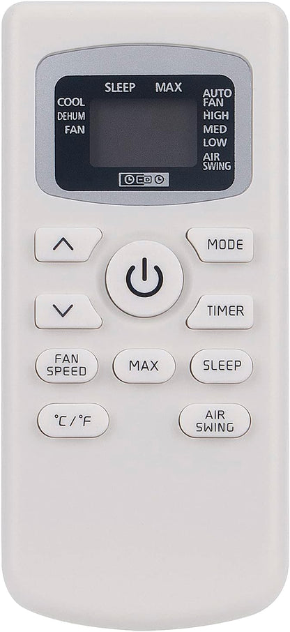 BPACT12WT Remote Control for Black+Decker Portable Air Conditioner, Compatible with BPACT14HWT, BPACT14WT, BPACT08WT,
