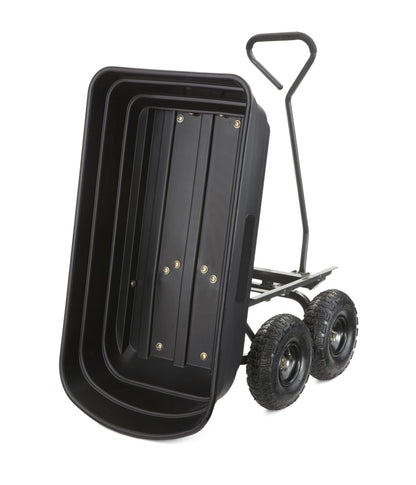 600-lb. Garden Dump Cart with 10" Tires