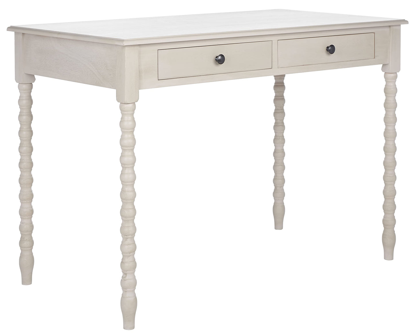 SAFAVIEH Home Collection O'Mara Taupe 2-Drawer Computer Table Office Desk