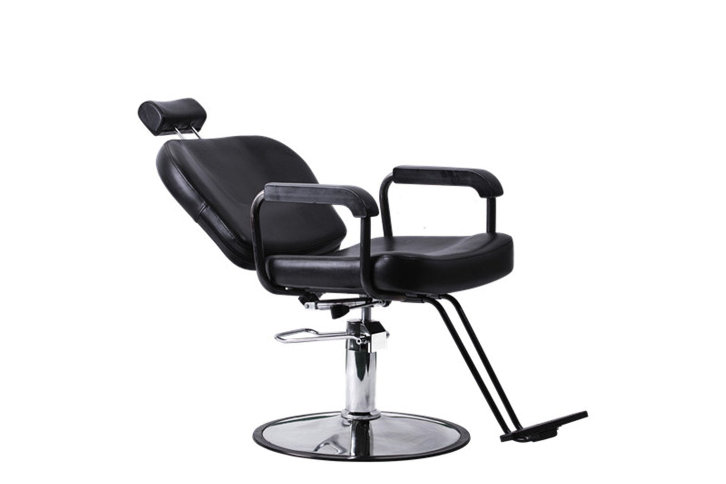Funnylife Vintage Black Styling Salon Shampoo Barber Chair