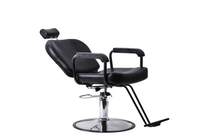 Funnylife Vintage Black Styling Salon Shampoo Barber Chair
