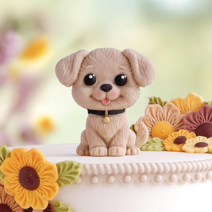 Katy Sue Easy Stand Dog Silicone Mold for Cake Decorating & Craft. Use with Fondant, Sugar Paste, Gum Paste & Air Dry Clay from Katy Sue Designs Fondant Molds