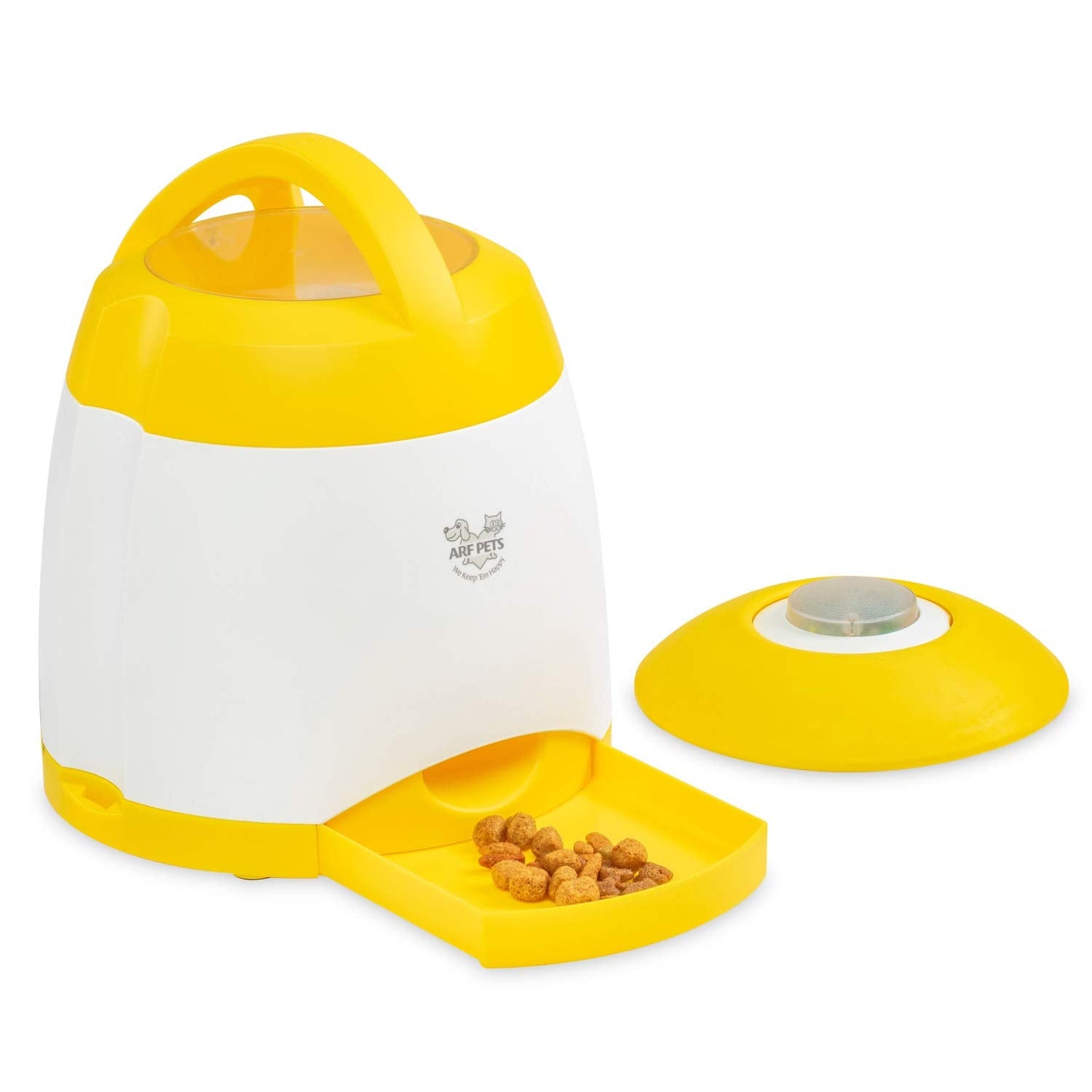 Arf Pets Dog Treat Dispenser with Remote Button – Dog Memory Training Activity Toy – Treat While Train, Promotes Exercise by Rewards, Improves Memory & Positive Training for A Healthier & Happier Pet