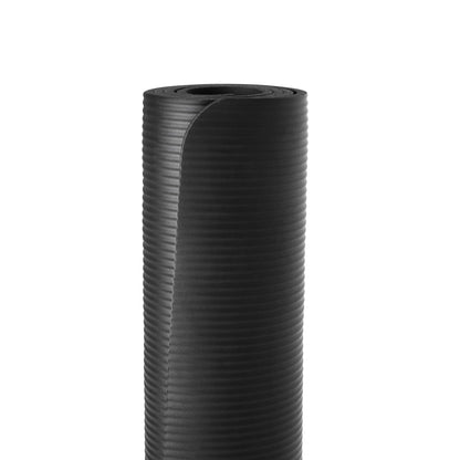 Amazon Basics 1/2 Inch Extra Thick Exercise Yoga Mat with Carrying Strap, Cushioned Support, for Fitness and Gym Workouts