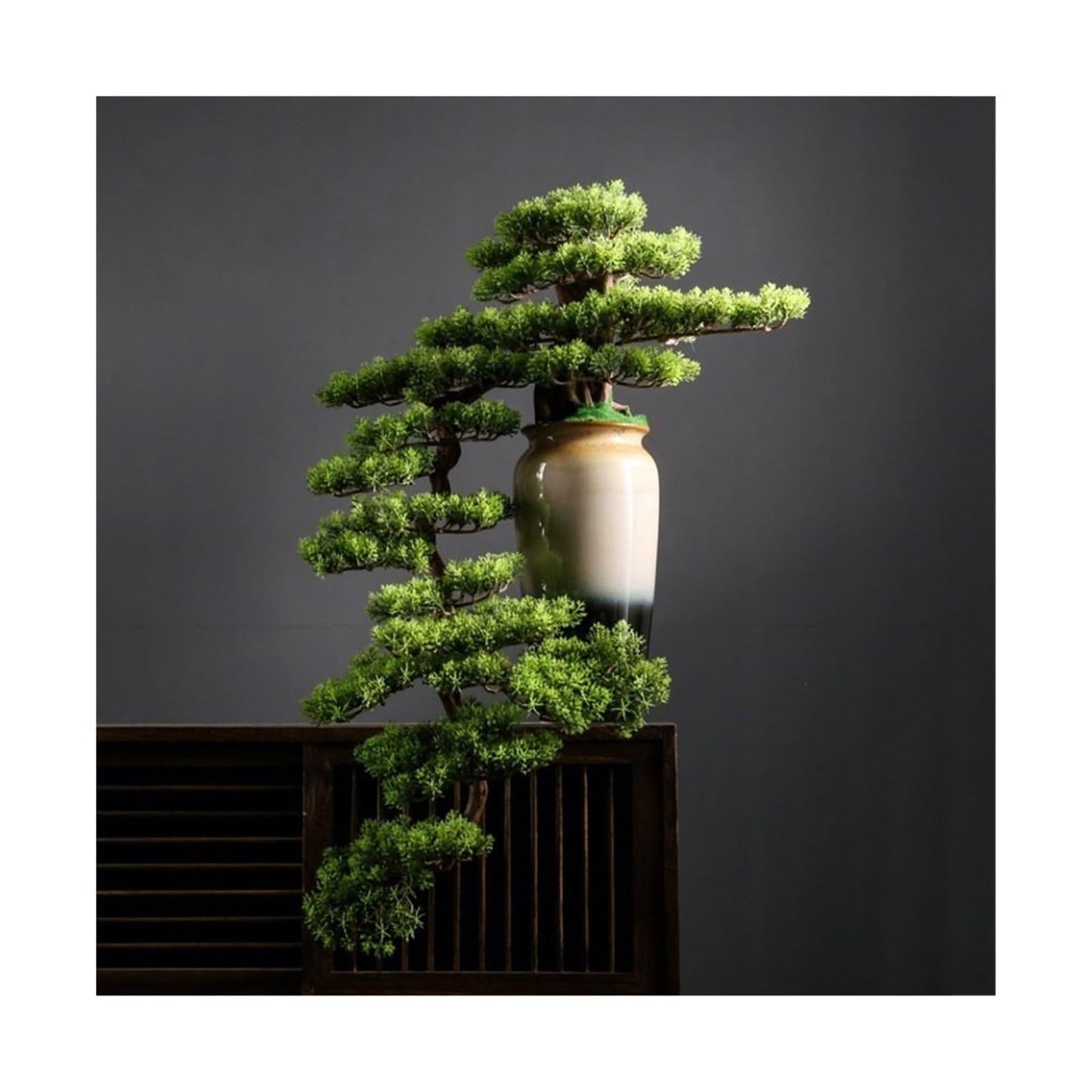 GRFIT Artificial Bonsai Artificial Bonsai Simulation Tree, Luxury Bonsai Ornaments and High-end Light, Entrance Decoration, Simulation Tree Artificial Tree Plant