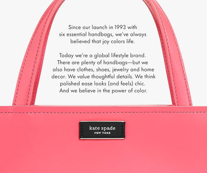 kate spade new york Insulated Lunch Tote, Small Lunch Cooler, Cute Lunch Bag for Women, Thermal Bag with Double Zipper Close and Carrying Handle, Large Deco Dot