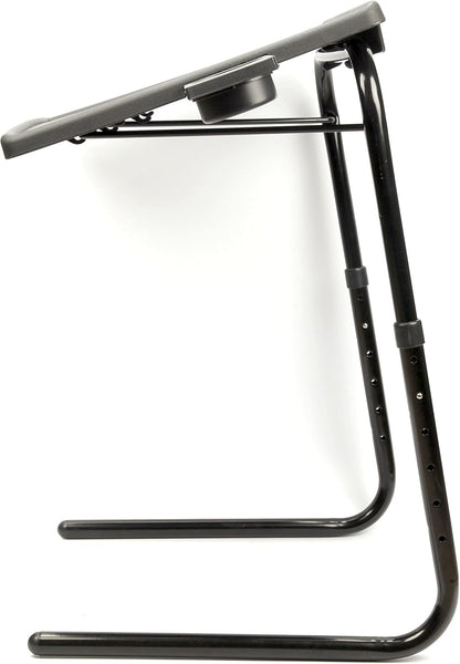 TV Tray Stand is an Adjustable Angle Sofa Stand Coffee Table with six Height adjustments and Three Angles,Retractable