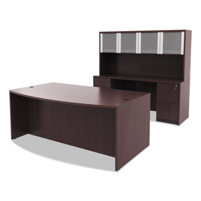 Alera Alera Valencia Series Full Pedestal File, Left Or Right, 2 Legal/Letter-Size File Drawers, Espresso, 15.63" X 20.5" X 28.5"