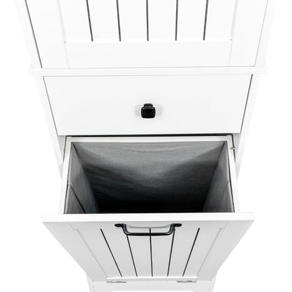 ELEMENT ACE Laundry Cabinet with Storage Shelves and Removable Hamper Baskets